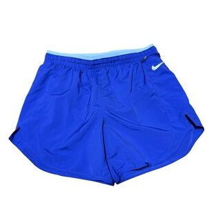 Nike Women’s Athletic Shorts in Royal Blue with White Swoosh